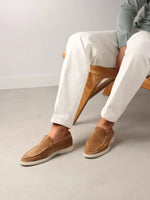 Classic Men's Suede Loafers, Desert