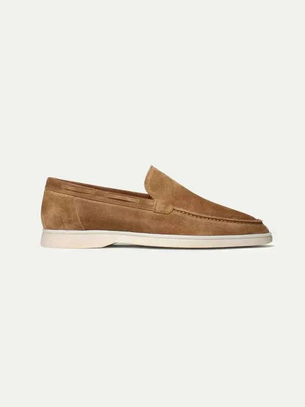 Mocassino Klassisk i Suede Ørken