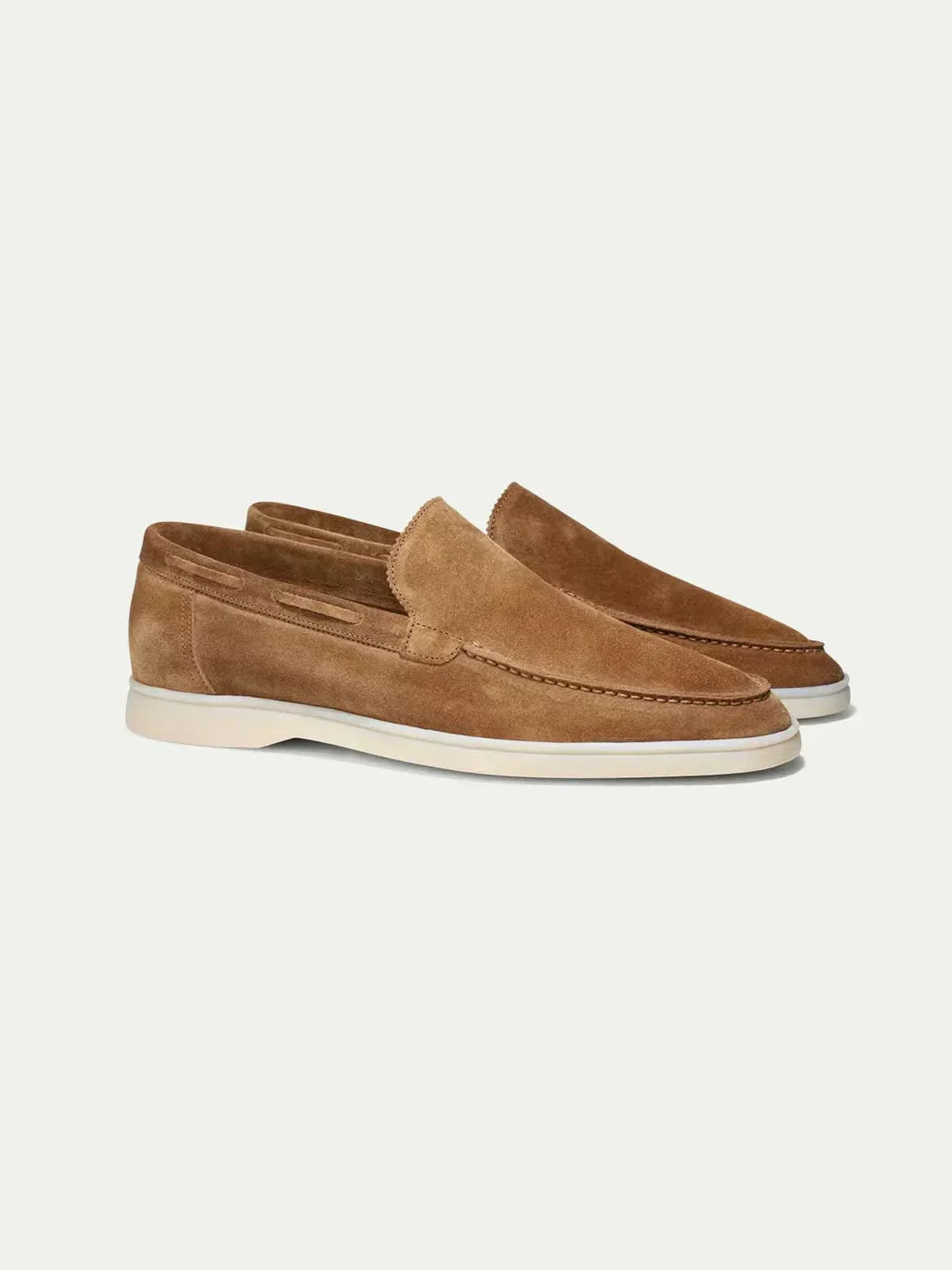 Mocassino Klassisk i Suede Ørken