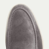 Classic Men's Suede Loafers, Grey