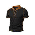 Olivier - Henley shirt with ember edge