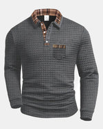 Dubrovnik Waffle Long-Sleeve Polo