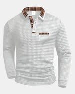 Dubrovnik Waffle Long-Sleeve Polo