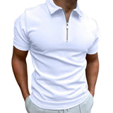 Polo Shirt with Zipper