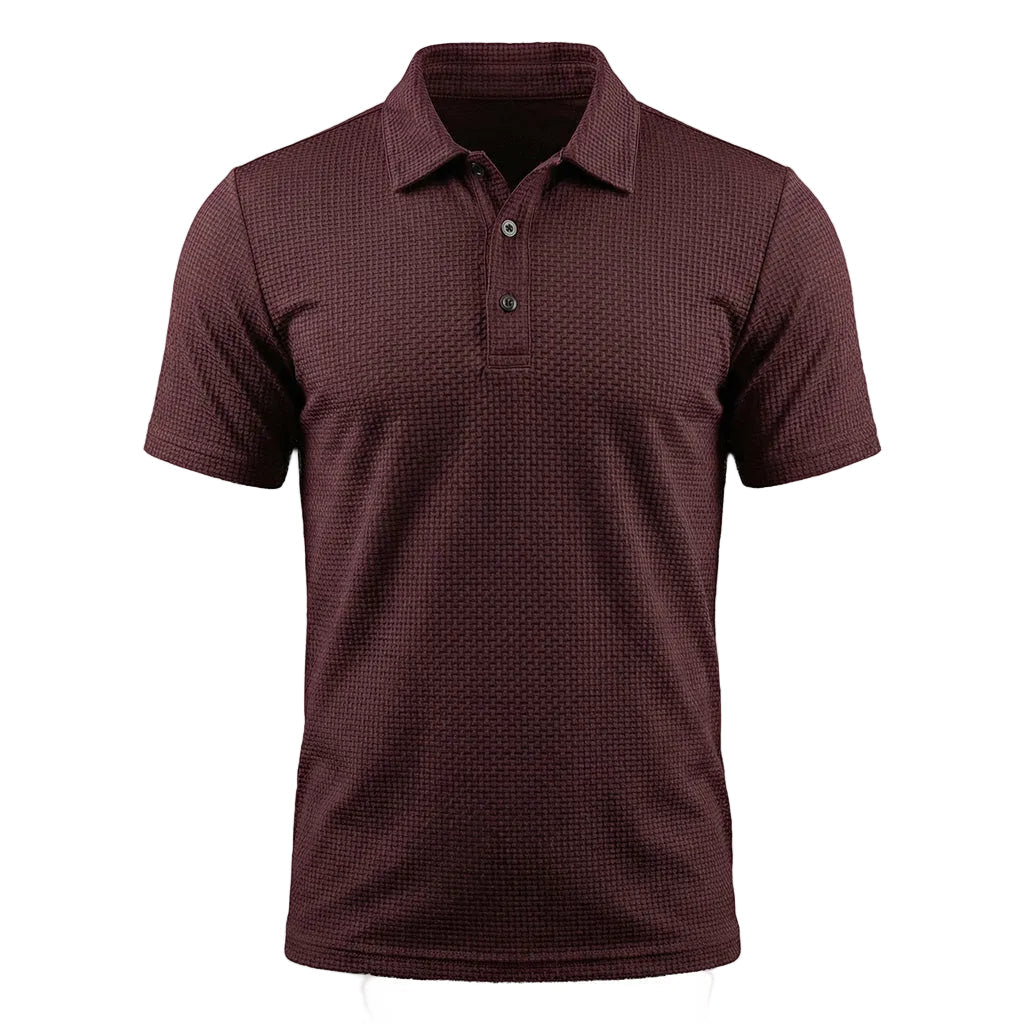 Capri – Ultra-Comfortable Polo Shirt for Men Merlot Red