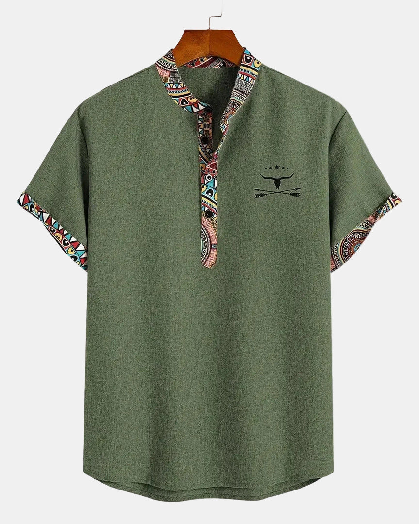 Men's Shirt, Vintage in Green