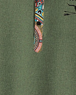 Jaipur Print Trim Popover Shirt