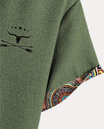Jaipur Print Trim Popover Shirt