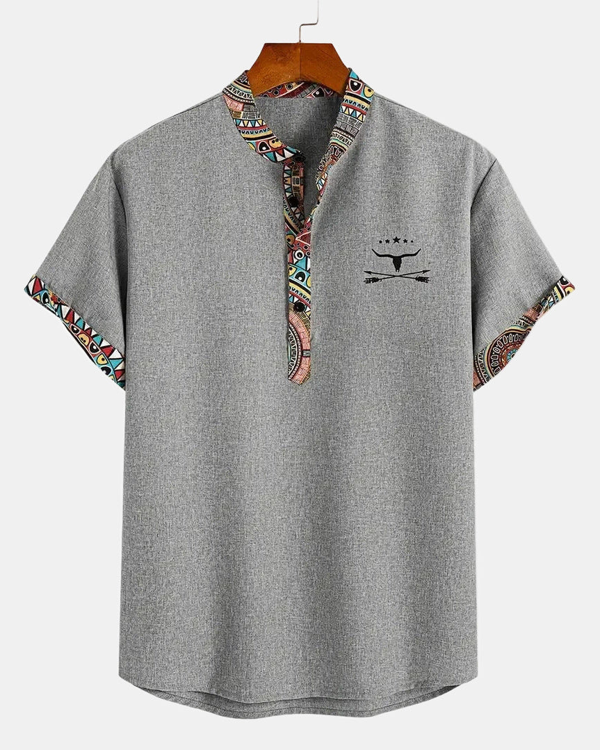 Men's Shirt, Vintage in Gray