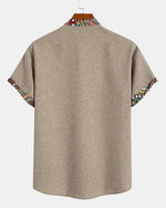 Jaipur Print Trim Popover Shirt