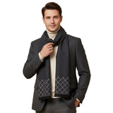 Champs Élysées Cashmere and Merino Wool Scarf for Men - Black
