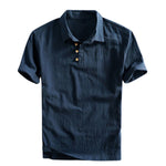 San Julian Polo Shirt with Linen Finish