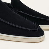 Classic Men's Nubuck Loafers, Blue