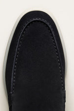 Classic Men's Nubuck Loafers, Blue