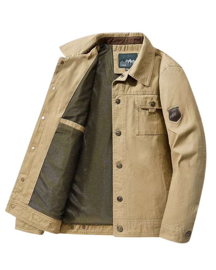 Elegant Cotton Wind Jacket