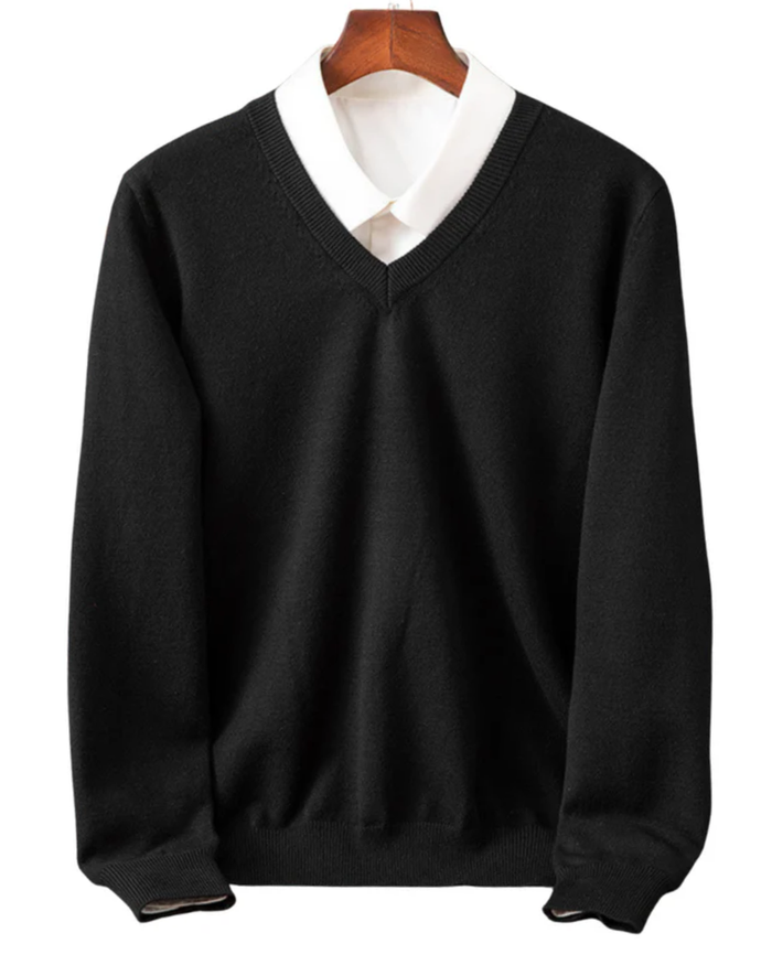 Men's Sweater, V-Neck