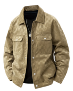 Plaid Suede Jacket