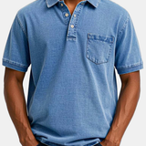 Montauk Washed Popover Polo