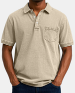 Montauk Washed Popover Polo